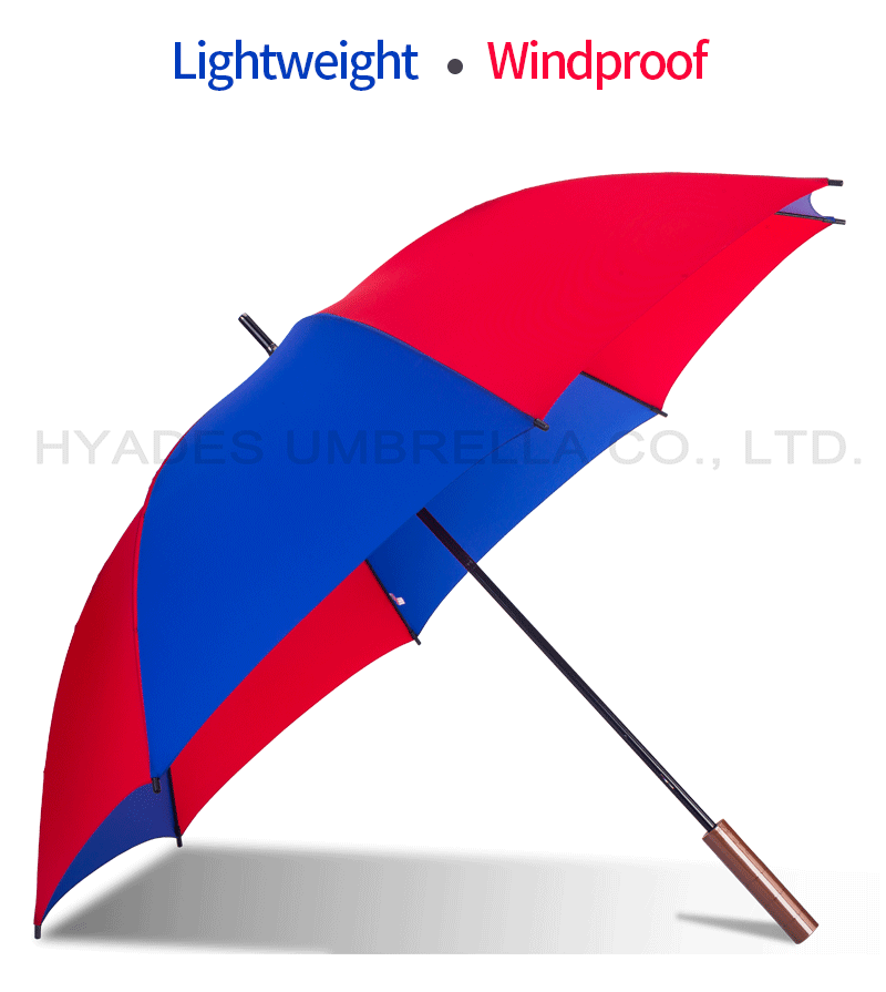 golf umbrella in rain