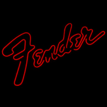 FENDER MUSIC NEON SIGN