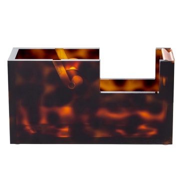 Tortoiseshell Acrylic Tape Dispenser