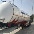 Chemical liquid tank trailer for sulfuric acid transporting