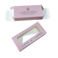 Custom Beauty Pink Eyelash Box with Window