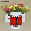 Sublimation changeant de couleur tasse de café blanc