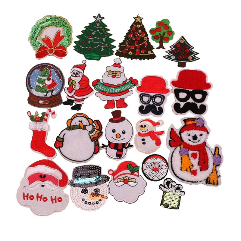 Christmas Santa Embroidery Patch