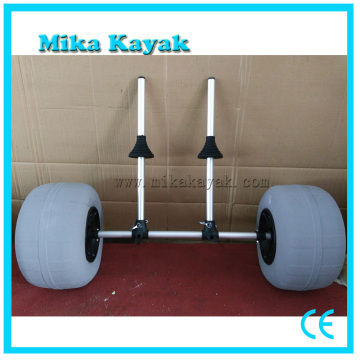 Plegable plegable kayak inflable playa arena rueda carro carrito