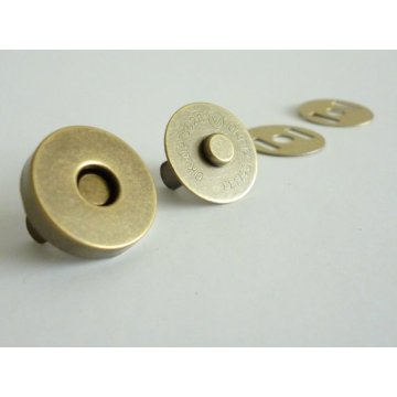 Metal Magnetic Snap-fastener for leather handbag