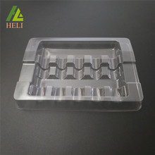 Plateau de boursouflure en plastique transparent pour ampoules