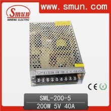 200W 5V 40A Alimentação de comutação AC 220V ou 110V