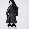 Lady Stylish Sheepskin Leather Jacket