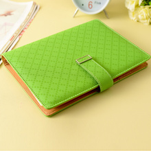 Spiral Binding Notebook with PU Hardcover and Locker