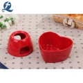 High Quality Ceramic Heart Shaped Decorating Candle Holders