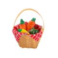 Dolls House Kitchen Miniature Resin Vegetable In Basket