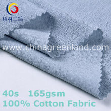 100%Cotton Dyeing Knitted Jersey Fabric for Breathable Shirt (GLLML411)