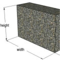 Custom gabion boxes pvc gabion 1*1*1 gabion