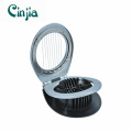 Acero inoxidable metal creativo cocina gadget huevo cortador