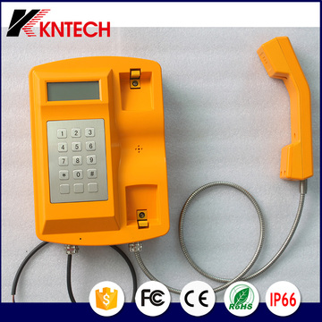 Outdoor &amp; Wetter widerstandsfähige Telefone Knsp-18LCD Kntech