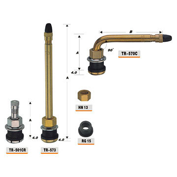 Válvula de neumáticos para camiones y autobuses Serie TR500 TR-570