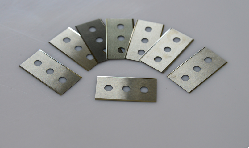 Tungsten Carbide Three Hole Knife Blade