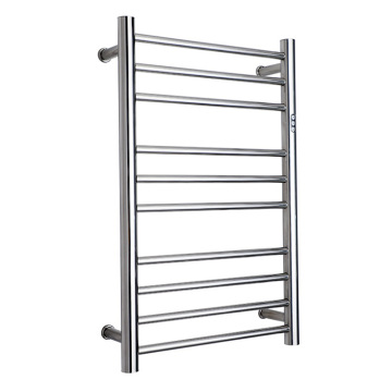 Polished Stainless Steel Electric Heated Towel Rack