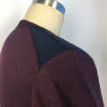 Men's Round Neck Dark Red Sweater