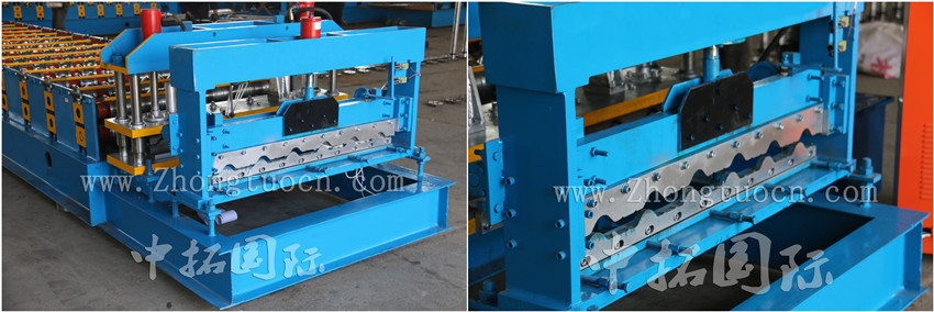 Glazed Steel Tile Roll Forming Machine/High Rib Roofing Panel Roll Forming Machine/Roof Panel Machine