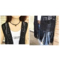 New Design Ladies Sexy Hand Crochet Fringe Vest Beachwear Dress