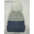 Slouchy Knit Warm Cuffed Cap Striped Winter Beanie