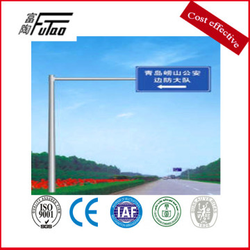 Galvanized Steel Road Sign Pole Sign Post