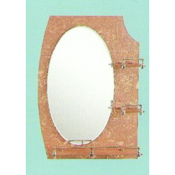 Miroir de salle de bain en verre d&#39;épaisseur 5 mm en épaisseur (81003)