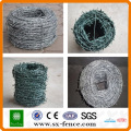 zinc coating or pvc green Barbed Wire