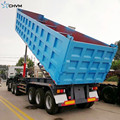 Customized 12 Wheels Hydraulic Lifting Dump Semi Trailer