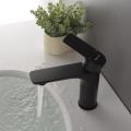 Matte Black One Hole Bathroom Sink Basin Faucet