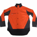 Orange mens outdoor windproof softshell jacket