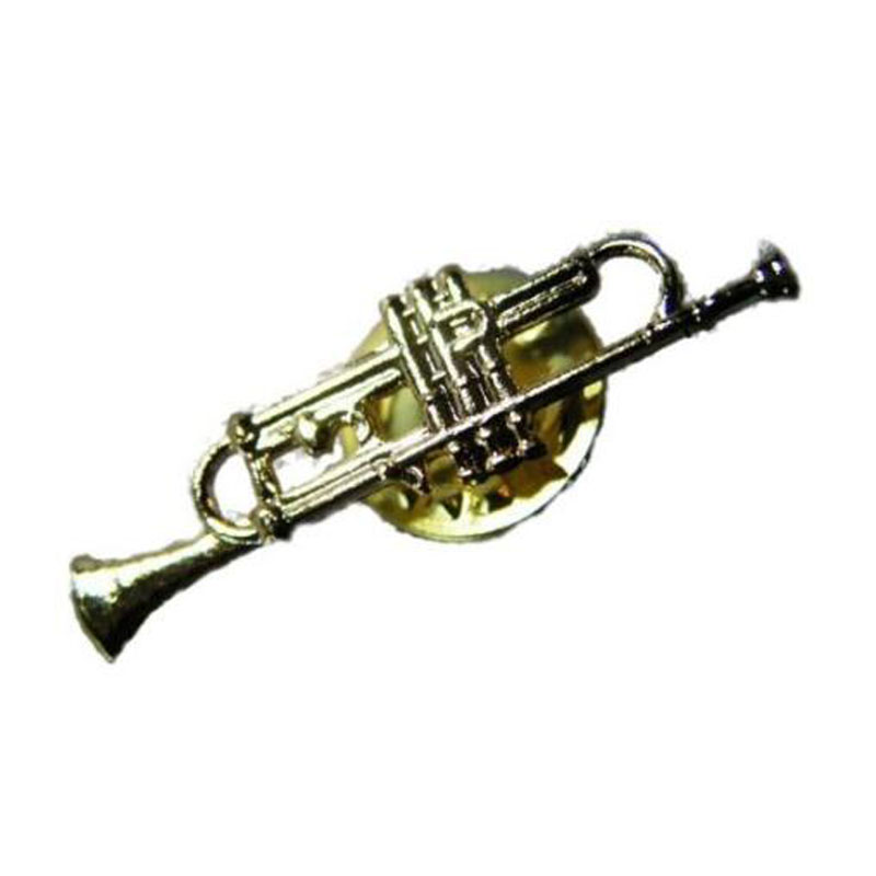 Trumpet Pin Gold Plating