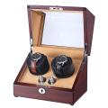 handmade wooden rotor automatic rotation motor watch winder