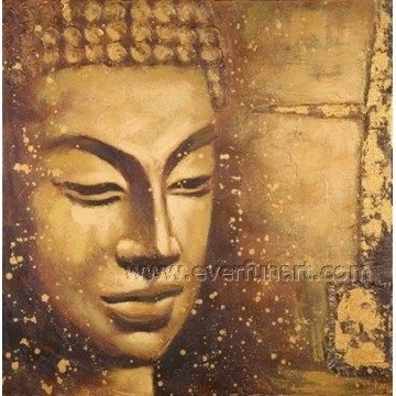 Pintura a óleo da alta qualidade Buddha (BU-026)