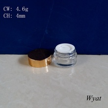 10ml Skincare Glass Cosmetic Jar Mini Glass Cream Jar Glass Jar with Cap