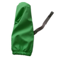 Green Solid PU Rain Mitten for Baby/Child