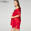 Ladies satin bridal kimono robe for sleep babydoll