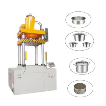 Servo hydraulic press machine for cookware