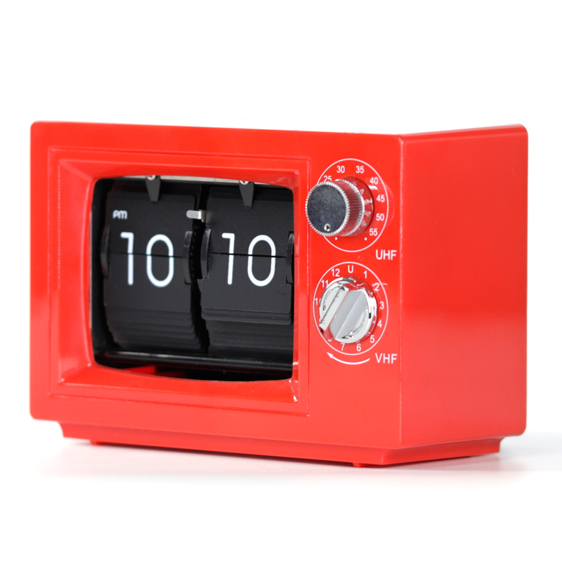 Small Flip Clock Red