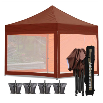 Transparent Camping Screen Mesh Tent Pop-Up Gazebo