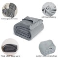 Polyester blanket custom throw blanket with logo