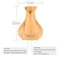 400ml Bedroom Baby Wood Finishing Sound Aroma Diffuser