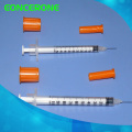 Disposable Sterile Insulin Syringes with Fixed Needles