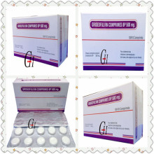 Tabletas antifúngicas de Griseofulvina