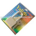 Nickel plated square padlock