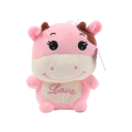 Jouet en peluche animal de vache cuddly