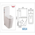 Washdown Ceramic Toilet com certificação Ce / Watermark (CVT6014)