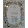 Luxurious Crystal And Diamond 4x6inch Photo Frame