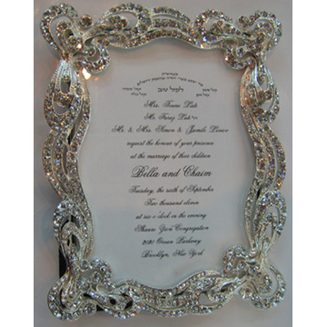 Luxurious Crystal And Diamond 4x6inch Photo Frame